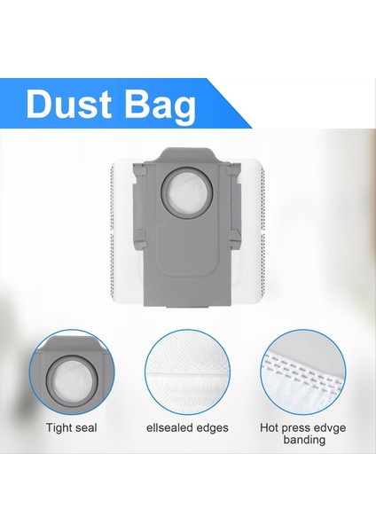 Roborock Q Revo Için Robtik Vakum Süpürge Ana Silindir Yan Fırçası Hepa Filtre Mop Padleri Toz Torbaları Yedek Parçalar (Yurt Dışından) fiyatları