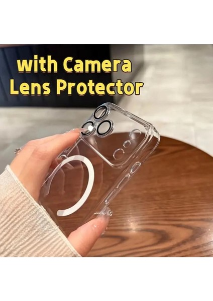 iPhone 17 Pro Max Kılıf Kamera Lens Korumalı Üstü Kapalı Magsafe Manyetik Şeffaf Sert Pc Ultra Slim fiyatları