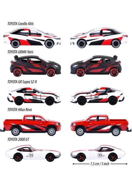 Bfs 8502105003 Toyota Racing 5 Pieces Giftpack modelleri