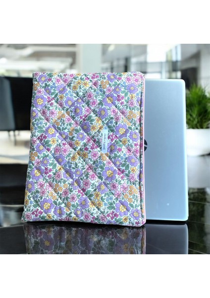 Retro Çiçek Desenli Laptop Çantası modelleri
