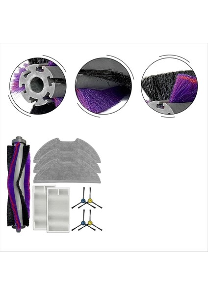 Eureka NERE10S Için Midea M9 Için Yedek Parçalar Obode A8 Robotik Vakum Süpürge Aksesuarlar Ana Fırça (Yurt Dışından) indirimleri