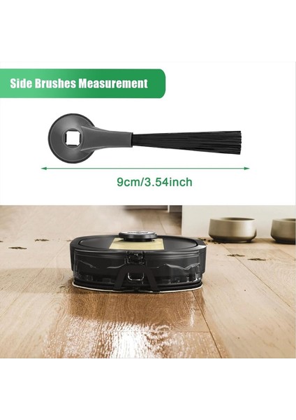 Köpekbalığı Aı AV2501S AV2501AE RV2502AE RV101AE RV1100 RV2011DRUS Vakum Süpürge Yedek Parçaları Için Yan Fırça Aksesuarları (Yurt Dışından) modelleri