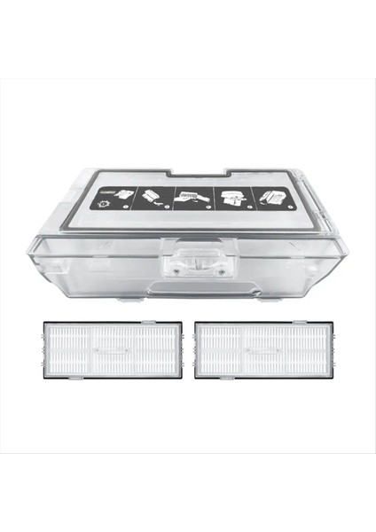 Roborock S8 S8 Plus S8 Pro Ultra Robot Vakum Süpürge Yedek Yedek Parçalar Toz Kutusu Hepa Filtre (Yurt Dışından)