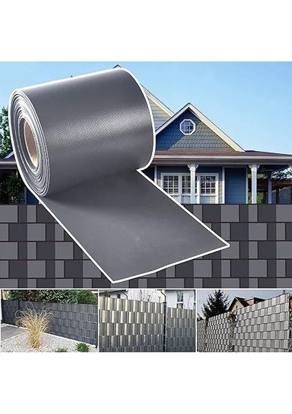 Panel Çit Pvc Koruma Bantları Antrasit 50 Metre - (14CM, Antrasit) indirimleri