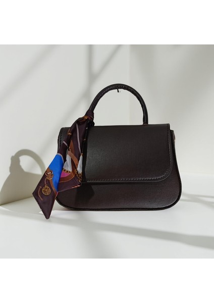 Kadın Fular Detaylı Askılıı Omuz ve Kol Çantası