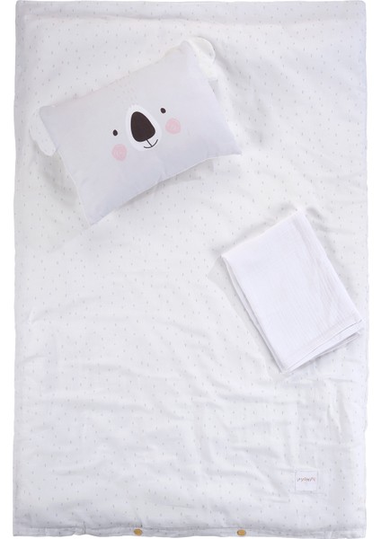 Tiny Koala Organik Pamuk Müslin Çocuk Nevresim Takımı fırsatları