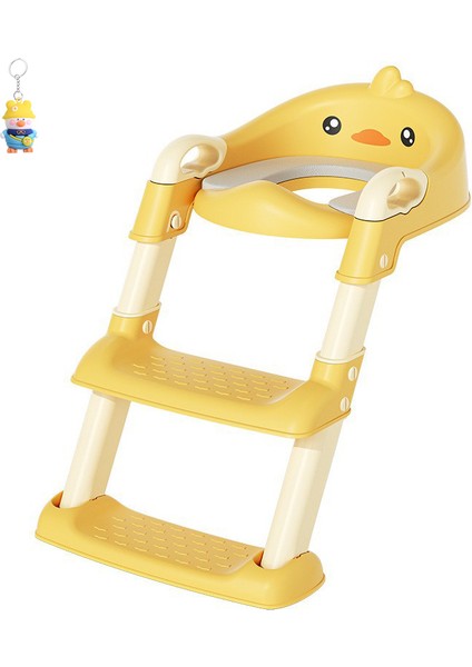 Çocuk Tuvaleti Merdiven Tipi Erkek ve Kız Bebekler Özel Tuvalet Yardımcı Yastık Rafı Merdiven Ayak Taburesi Tuvalet Halkası (Yurt Dışından)