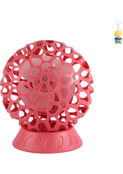 Degrade Renk Masaüstü Dik Fan Atmosfer Aydınlatma USB Elektrikli Döner Taban (Yurt Dışından)