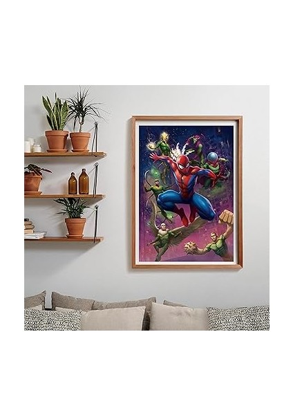 - 39742 - Yapboz Örümcek Adam Illustrated, 1000 Parça Yetişkinler ve Çocuklar Için, Tüm Aile Için Beceri Oyunu indirimleri