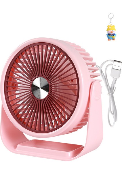 Masaüstü Fan Büyük Masaüstü 6 Inç USB Rüzgar Sessiz Ofis Elektrikli Fan (Yurt Dışından)