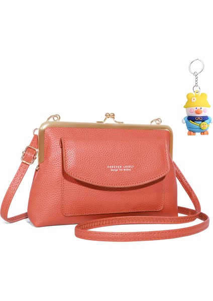 Cep Telefonu Çapraz Çanta Kadın Omuz Çantası Kapasiteli Moda ve Çok Yönlü Kadın Çantası Bozuk Para Cüzdanı (Yurt Dışından)