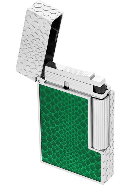 Ligne 2 Yeşil Yılan Derisi Desenli Guilloche Çakmak C16078 fiyatları