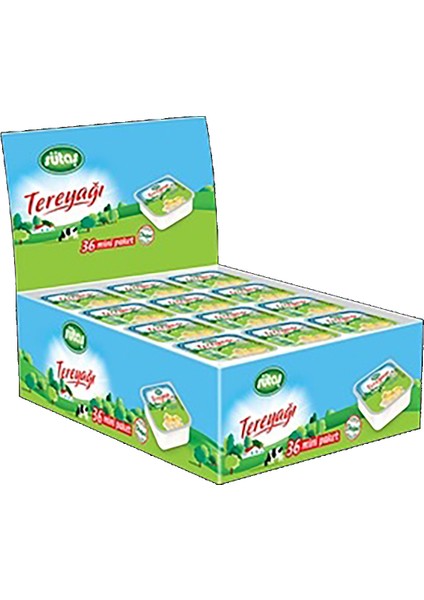 Kahvaltılık Porsiyon Tereyağı Tek Kullanımlık 15 Gram x 36 Adet fiyatları
