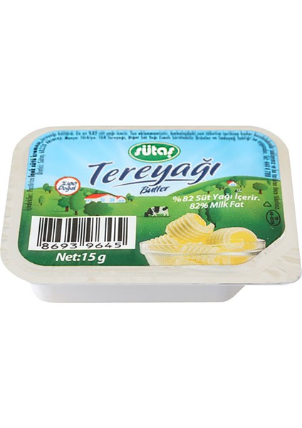Kahvaltılık Porsiyon Tereyağı Tek Kullanımlık 15 Gram x 36 Adet fırsatları