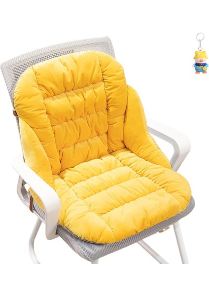 Sandalye Minderi ve Sırt Minderi Entegre Kalınlaştırılmış Ofis Çıkarılabilir ve Yıkanabilir Bilgisayar Sandalyesi Sırt Minderi (Yurt Dışından)