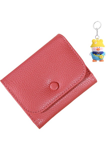 Kız Öğrenci Cüzdan Çok Yönlü Üç Katlı Cüzdan Çok Fonksiyonlu Mini Versiyonu Küçük Cüzdan Kadınlar Için Çok Kart Yuvası Kart Tutucu (Yurt Dışından)