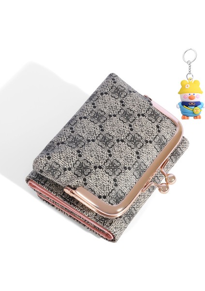 Bayanlar Cüzdan Clutch Çantası Üç Katlı Para Cüzdanı Çok Yönlü Cüzdan (Yurt Dışından)