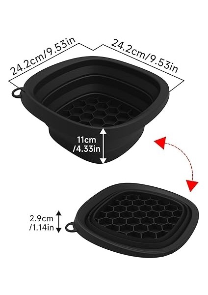 Için Buz Kabı - Buz Yüz Kabı | Silikon Buz-Yüz Katlanır Lavabo | Dahili Tepsili Yüz Daldırma Kapları | Evde Yüz Buz Banyosu | Soğuk Daldırma, Buz Banyosu Için Silikon Kap fiyatları