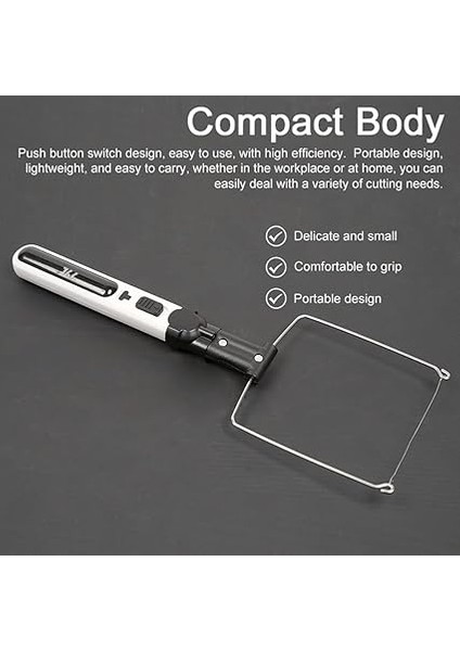 Akülü Köpük Kesici Sıcak Tel Köpük Kesici Kalem Strafor Kesme Aletleri Seti Elektronik Lehimleme Seti Çok Fonksiyonlu Gravür Kalemi LED Işık ile 5 Saniye Isınma Doomun indirimleri