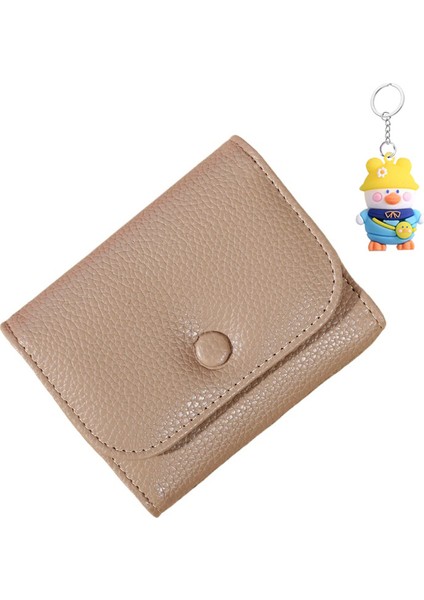 Kız Öğrenci Cüzdan Çok Yönlü Üç Katlı Cüzdan Çok Fonksiyonlu Mini Versiyonu Küçük Cüzdan Kadınlar Için Çok Kart Yuvası Kart Tutucu (Yurt Dışından)