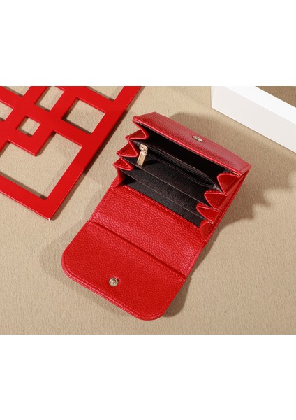 Kız Öğrenci Cüzdan Çok Yönlü Üç Katlı Cüzdan Çok Fonksiyonlu Mini Versiyonu Küçük Cüzdan Kadınlar Için Çok Kart Yuvası Kart Tutucu (Yurt Dışından) modelleri