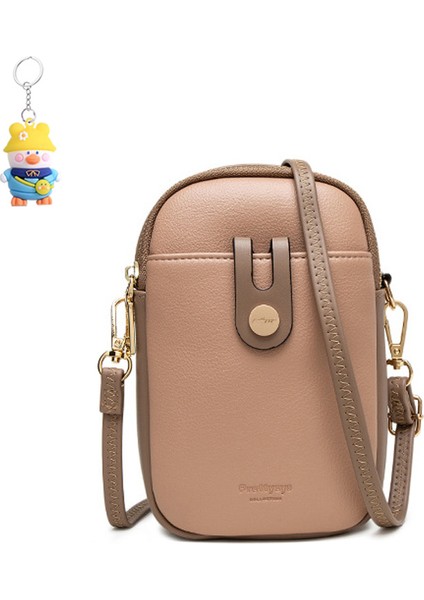 Basit Omuz Çantası Çok Fonksiyonlu Kadın Crossbody Cep Telefonu Çantası (Yurt Dışından)