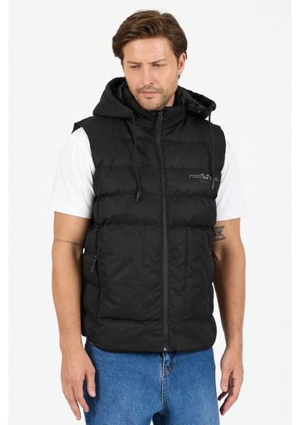 Çıkarılabilir Kapüşonlu Erkek Şişme Yelek Regular Fit / Normal Kesim - B8165