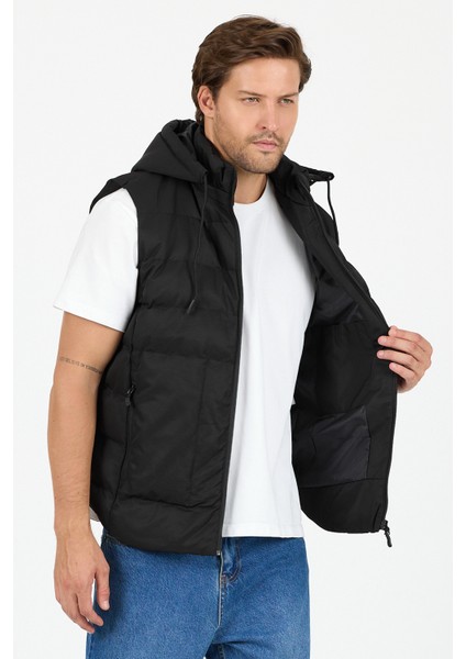 Çıkarılabilir Kapüşonlu Erkek Şişme Yelek Regular Fit / Normal Kesim - B8165 fiyatları