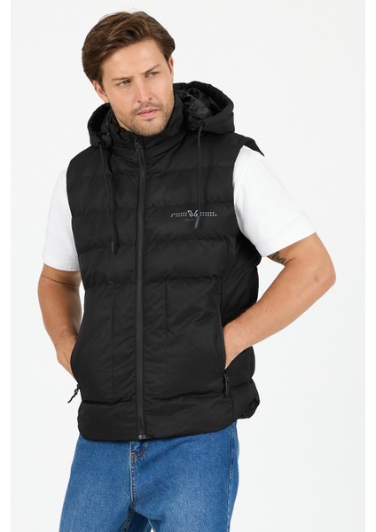 Çıkarılabilir Kapüşonlu Erkek Şişme Yelek Regular Fit / Normal Kesim - B8165 modelleri