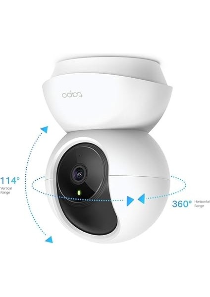 Tp-Link C200, 1080P Full Hd, Hareket Tespit ve Takibi, 360°, 9m Gece Görüşü, Çift Yönlü Sesli Iletişim, Sesli Alarm, Bulut/yerel Depolama, Bebek Ağlaması Tespiti, Iç Mekan Wi-Fi Güvenlik Kamerası fiyatları