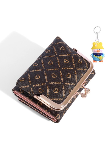 Bayanlar Cüzdan Clutch Çantası Üç Katlı Para Cüzdanı Çok Yönlü Cüzdan (Yurt Dışından)