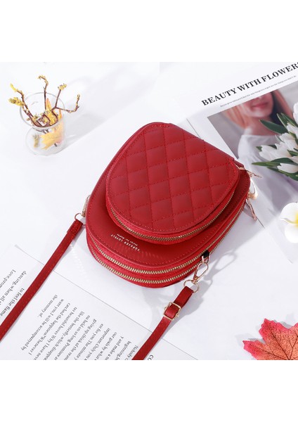 Cep Telefonu Çantası Kadın Crossbody Küçük Çanta Büyük Kapasiteli El Kadın Çantası Omuz Çantası (Yurt Dışından) fırsatları