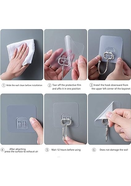 Banyo Için Krom Güçlü Yapışkan Kancalar Yapışkanlı Askılar Mutfak Ev Ofis Için Duvar Askıları (2 Adet Gönderilmektedir) fırsatları