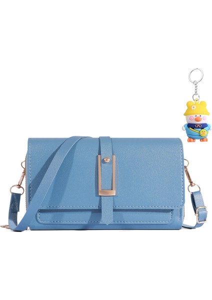 Cüzdan Cep Telefonu Çantası Moda Crossbody Küçük Kare Çanta Çok Yönlü Tek Omuz Küçük Omuz Çantası (Yurt Dışından)