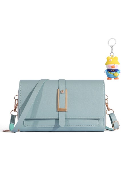 Cüzdan Cep Telefonu Çantası Moda Crossbody Küçük Kare Çanta Çok Yönlü Tek Omuz Küçük Omuz Çantası (Yurt Dışından)