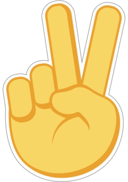 Jıbbıtz Peace Hand Sign Crocs Terlik Süsü modelleri