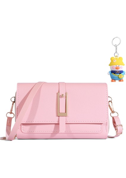 Cüzdan Cep Telefonu Çantası Moda Crossbody Küçük Kare Çanta Çok Yönlü Tek Omuz Küçük Omuz Çantası (Yurt Dışından)