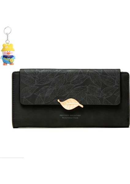 Cüzdan Toka Uzun Clutch Çanta Büyük Kapasiteli Çoklu Kart Yuvası Kart Tutucu (Yurt Dışından)