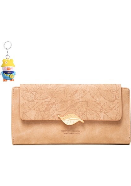 Cüzdan Toka Uzun Clutch Çanta Büyük Kapasiteli Çoklu Kart Yuvası Kart Tutucu (Yurt Dışından)