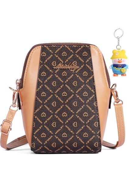 Cep Telefonu Çantası Kadın Crossbody Küçük Çanta Gündelik Büyük Kapasiteli Fermuarlı Kadın Çantası Çok (Yurt Dışından)