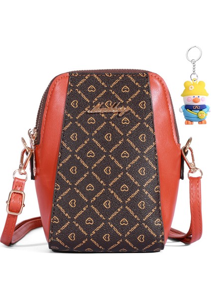 Cep Telefonu Çantası Kadın Crossbody Küçük Çanta Gündelik Büyük Kapasiteli Fermuarlı Kadın Çantası Çok (Yurt Dışından)