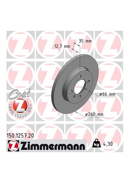 FREN DİSKİ ON BMW E30 ABS SIZ 34111154747 34116752434 (2 ADET)