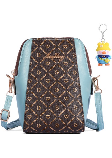 Cep Telefonu Çantası Kadın Crossbody Küçük Çanta Gündelik Büyük Kapasiteli Fermuarlı Kadın Çantası Çok (Yurt Dışından)