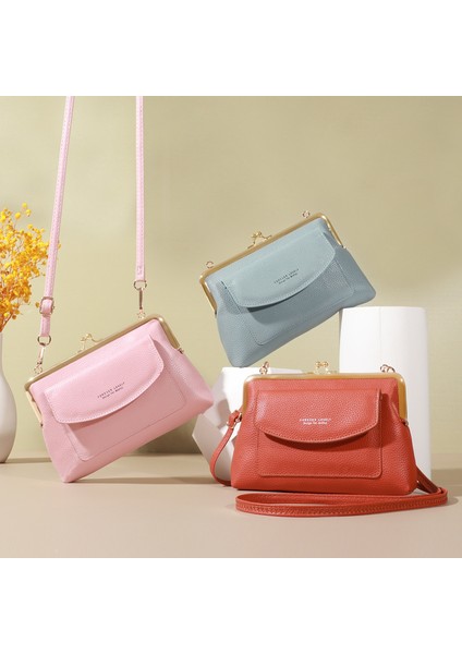 Cep Telefonu Çapraz Çanta Kadın Omuz Çantası Kapasiteli Moda ve Çok Yönlü Kadın Çantası Bozuk Para Cüzdanı (Yurt Dışından) fırsatları