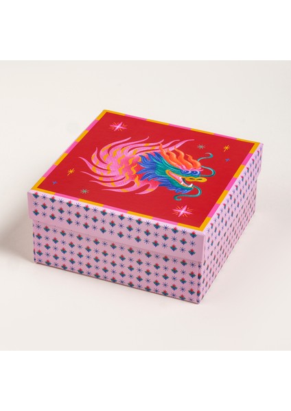 Shekou Porselen Dekoratif Obje 12X12X4 cm Renkli fırsatları