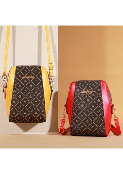 Cep Telefonu Çantası Kadın Crossbody Küçük Çanta Gündelik Büyük Kapasiteli Fermuarlı Kadın Çantası Çok (Yurt Dışından) fırsatları