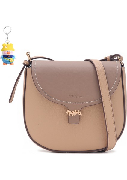 Basit Moda Çanta Kadın Omuz Çanta Crossbody Çanta Eyer Çanta (Yurt Dışından)