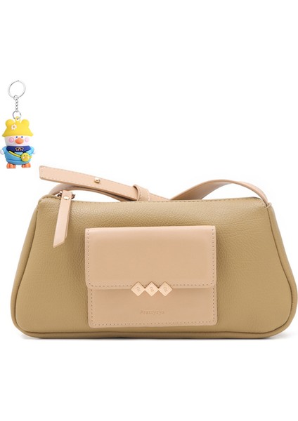 Basit Dikiş Messenger Çanta Küçük Kare Çanta Kadın Moda Omuz Çantası (Yurt Dışından)