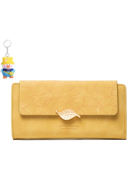 Cüzdan Toka Uzun Clutch Çanta Büyük Kapasiteli Çoklu Kart Yuvası Kart Tutucu (Yurt Dışından)