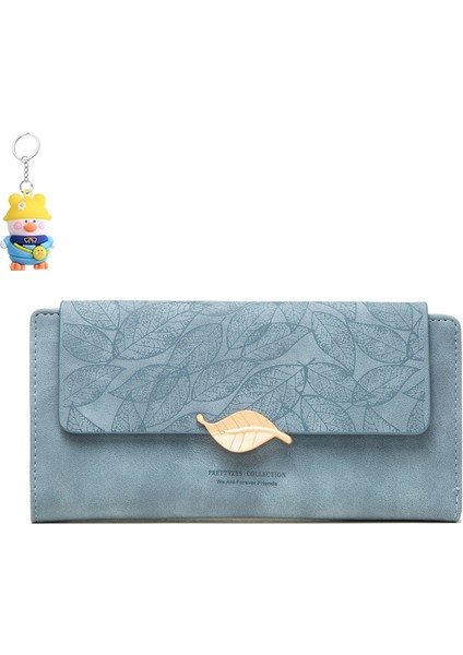 Cüzdan Toka Uzun Clutch Çanta Büyük Kapasiteli Çoklu Kart Yuvası Kart Tutucu (Yurt Dışından)